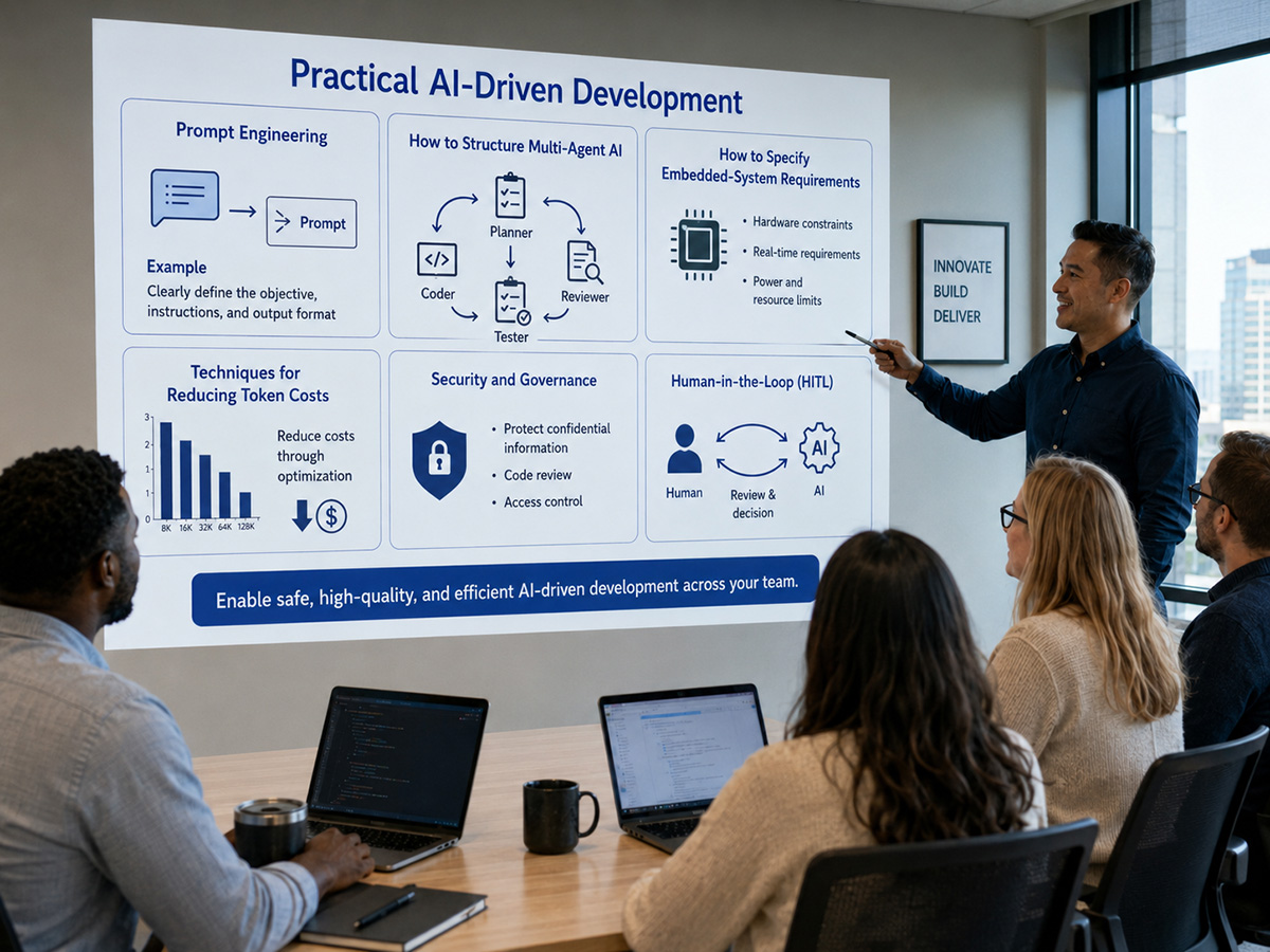 Hands-on workshops, tailored to your team