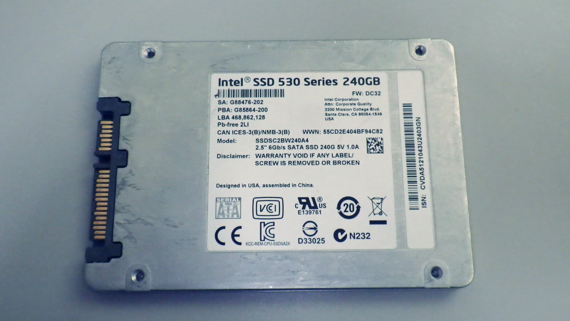SSDの例（外観写真）